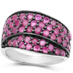 Ruby Ring 2.3 Carats Sterling Silver