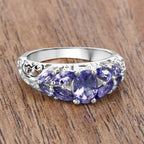 Tanzanite Ring 1.58 Carats Sterling Silver