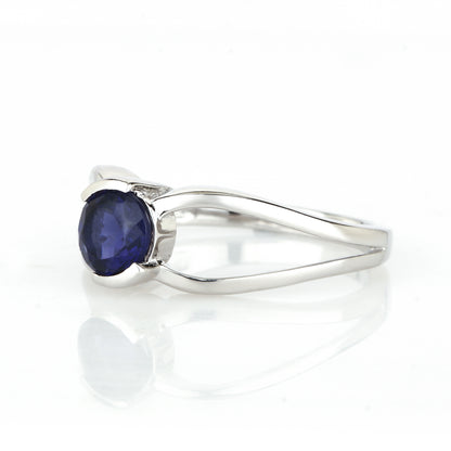 Iolite Ring 0.70 Carats Sterling Silver