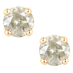 Diamond Stud Earrings 1.14 Carats 14K Yellow Gold