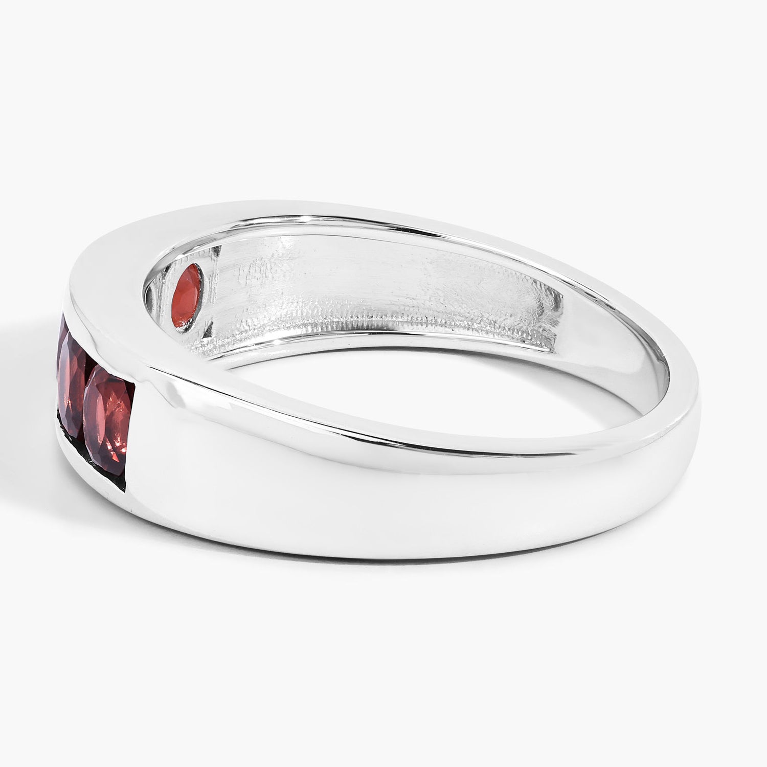 Garnet Ring 0.98 Carats Sterling Silver