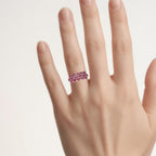 Ruby Ring 3.5 Carats Sterling Silver