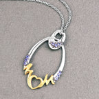 Tanzanite Mom Pendant 0.16 Carats Gold Plated Silver