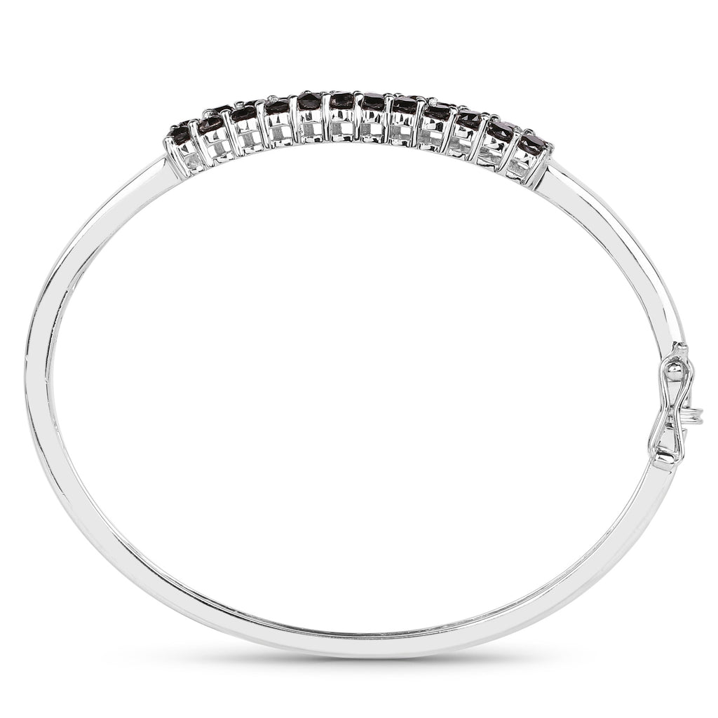 Black Diamond Bracelet 3.52 Carats Sterling Silver