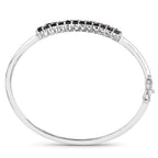 Black Diamond Bracelet 3.52 Carats Sterling Silver
