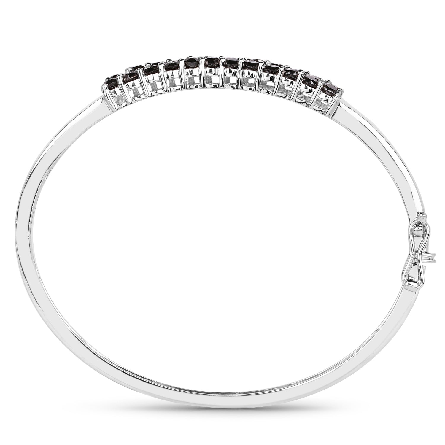 Black Diamond Bracelet 3.52 Carats Sterling Silver