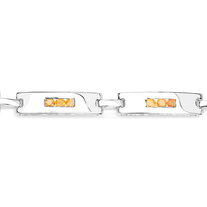 Yellow Sapphire Tennis Bracelet 2.5 Carats Sterling Silver