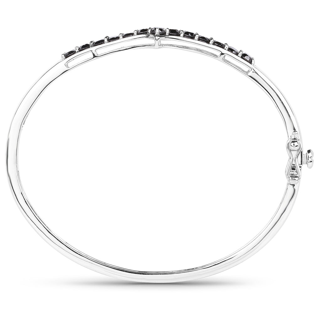 Black Diamond Bracelet 2.26 Carats Sterling Silver