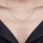 Morganite Pendant With Diamonds 0.46 Carats 14K Rose Gold