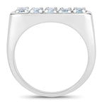 Blue Topaz Ring 0.94 Carats Sterling Silver
