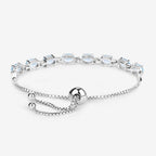 Blue Topaz Bracelet 7.58 Carats Sterling Silver