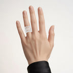 Diamond Ring 0.24 Carats Sterling Silver