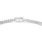 Tanzanite Tennis Bracelet 4.32 Carats Sterling Silver