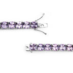 Amethyst Bracelet 28.7 Carats Sterling Silver