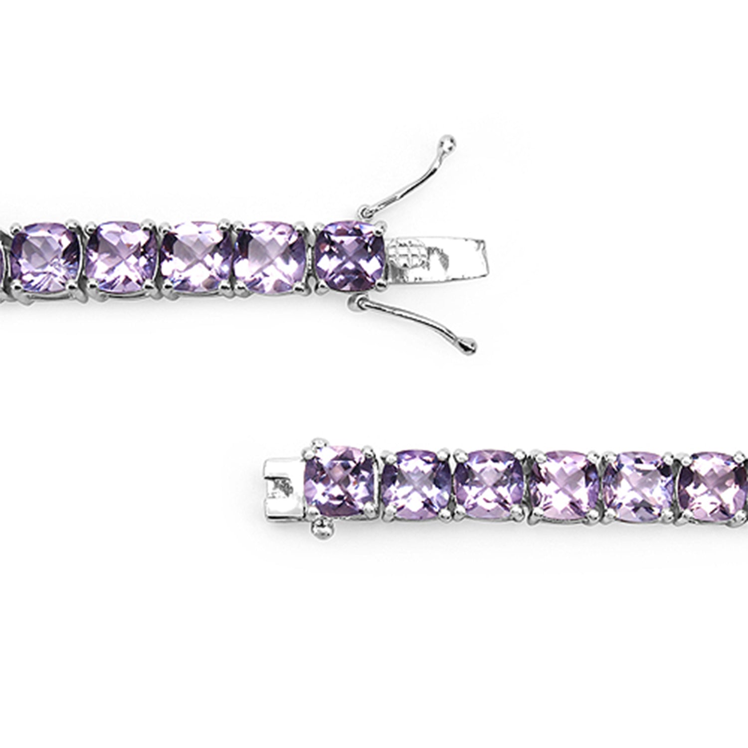Amethyst Bracelet 28.7 Carats Sterling Silver