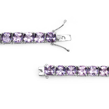 Amethyst Bracelet 28.7 Carats Sterling Silver