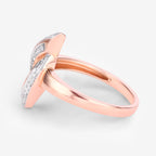 IGI Certified Diamond Ring  0.29 Carats 14K Rose Gold