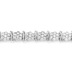 Diamond Tennis Bracelet 1.78 Carats Sterling Silver