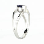 Iolite Ring 0.70 Carats Sterling Silver