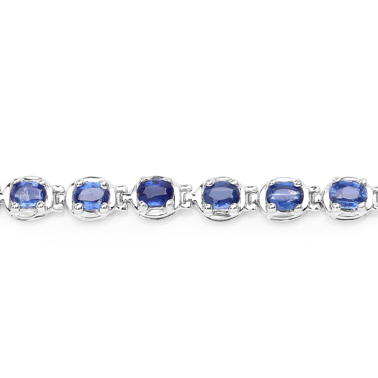 Kyanite Tennis Bracelet 7 Carats Sterling Silver
