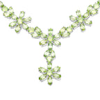 Peridot Necklace 43 Carats Sterling Silver