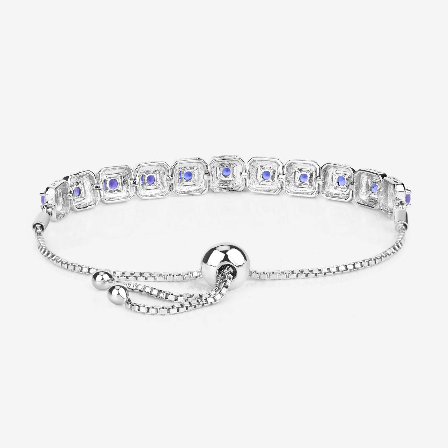 Tanzanite Bracelet 1.08 Carats Sterling Silver