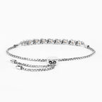 Ethiopian Opal Bracelet With White Topaz 0.86 Carats Sterling Silver