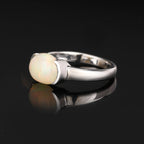 Natural Ethiopian Opal Ring 1.69 Carats Sterling Silver