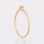 Natural Ethiopian Opal Ring 0.03 Carats 9K Yellow Gold