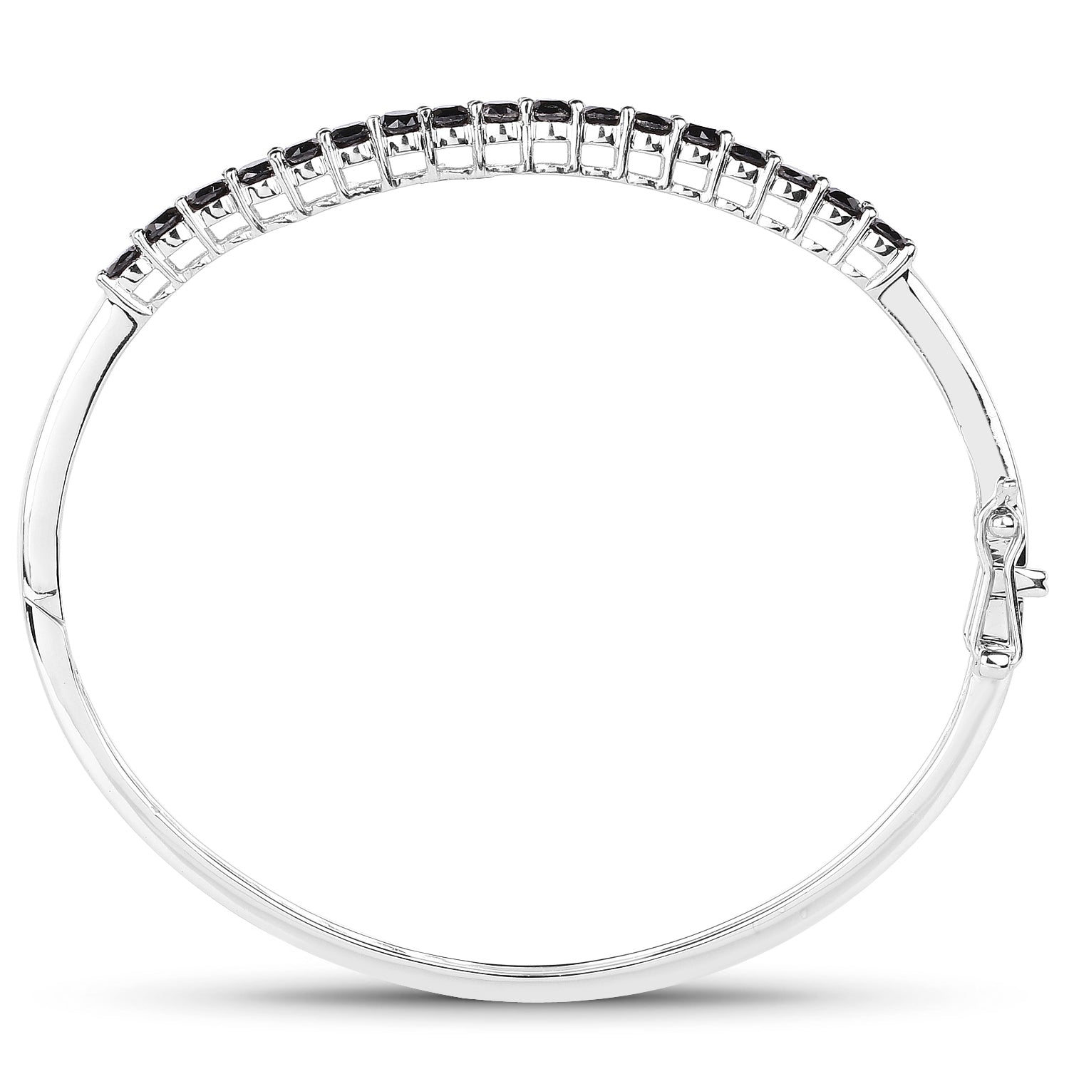 Black Diamond Bracelet 2.48 Carats Sterling Silver