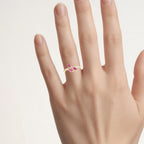 Ruby Ring With Diamonds 0.64 Carats 14K Yellow Gold