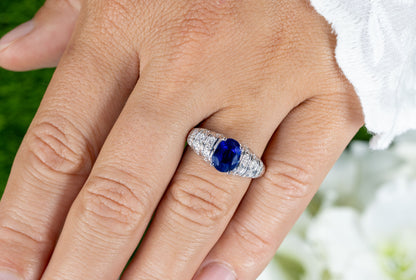 Kyanite Ring 1.39 Carats Sterling Silver