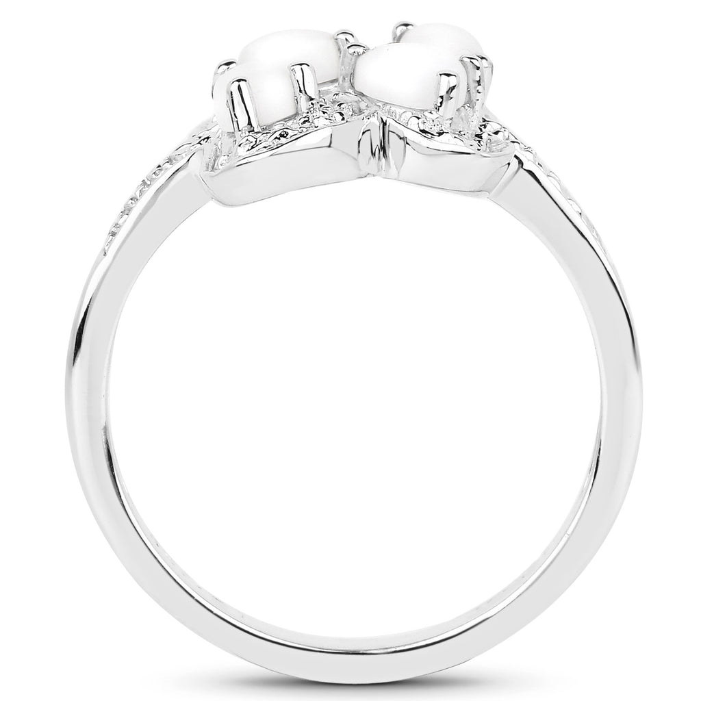 Opal Ring 0.58 Carats Sterling Silver