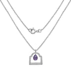 Amethyst Pendant 10.6 Carats Sterling Silver