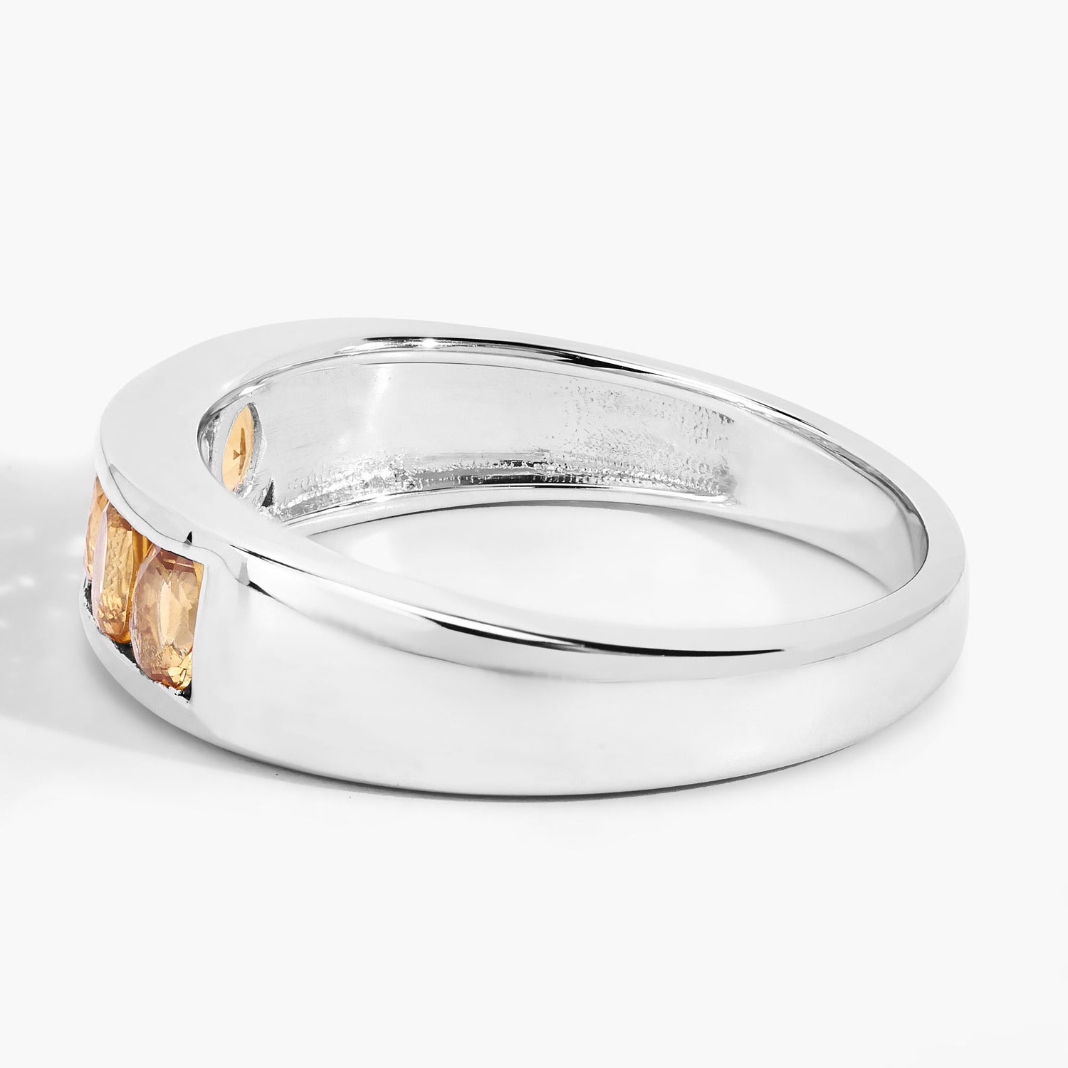 Citrine Ring 0.78 Carats Sterling Silver