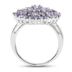 Tanzanite Ring 2.46 Carats Sterling Silver