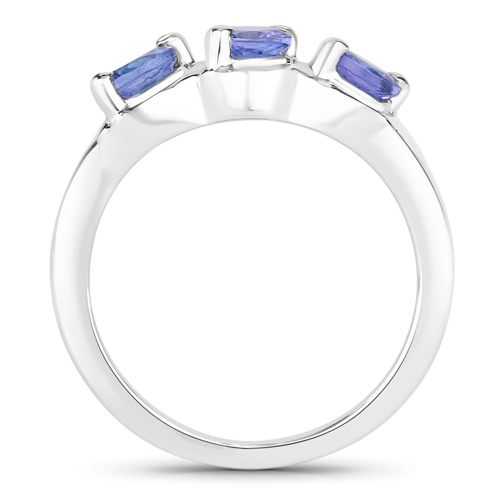 Tanzanite Ring 1.04 Carats Sterling Silver