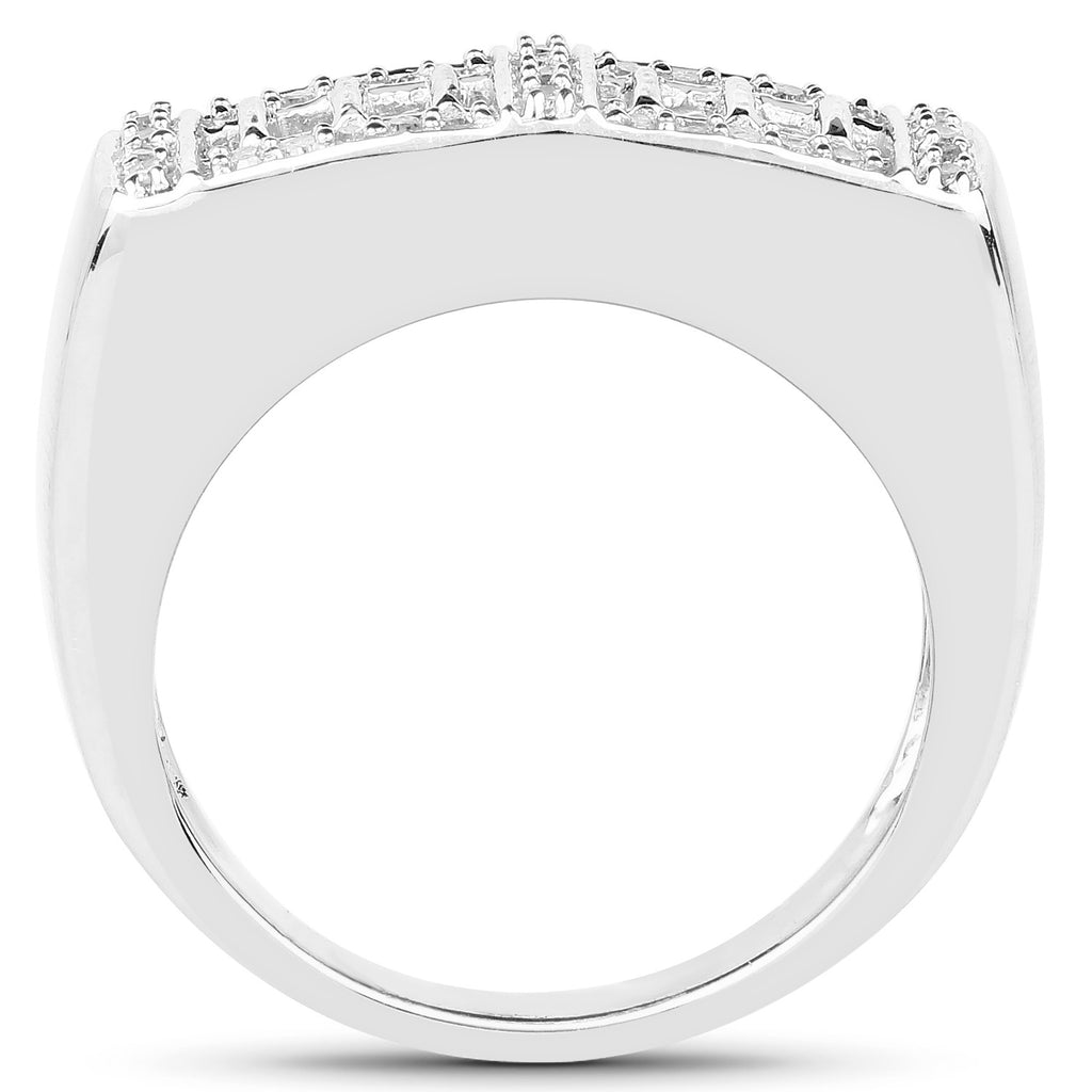 Diamond Ring 0.18 Carats Sterling Silver