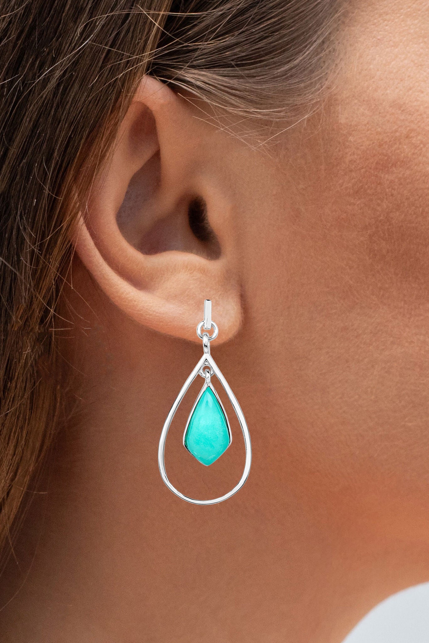 Crysopharse Earrings 8.78 Carats Sterling Silver