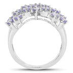 Tanzanite Ring 1.52 Carats Sterling Silver