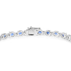 Kyanite Tennis Bracelet 7 Carats Sterling Silver