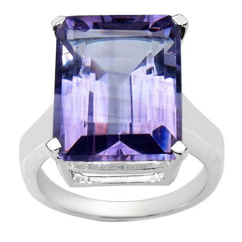 Amethyst Ring 11.4 Carats Sterling Silver