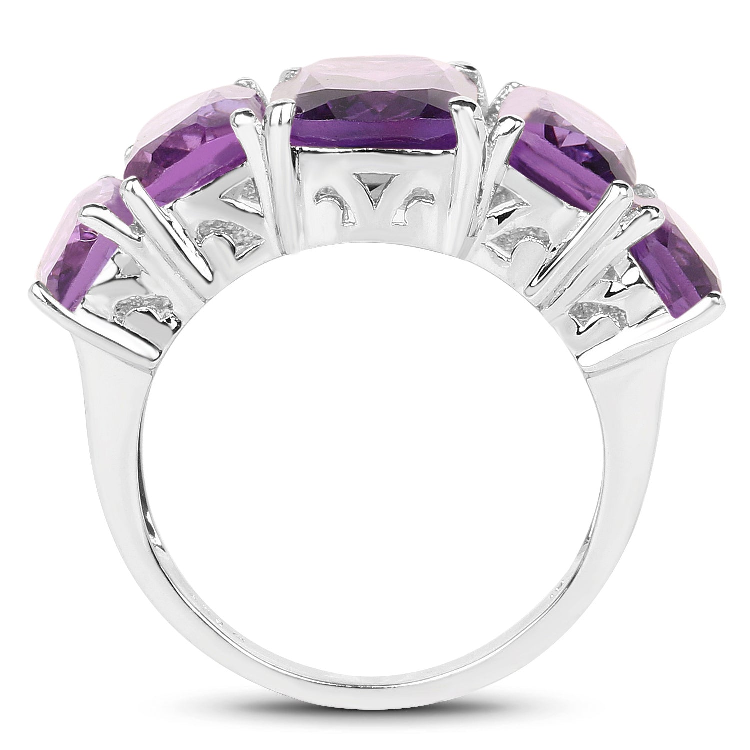 Amethyst Ring 11 Carats Sterling Silver