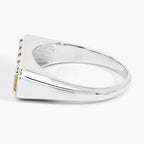 Citrine Ring 0.78 Carats Sterling Silver