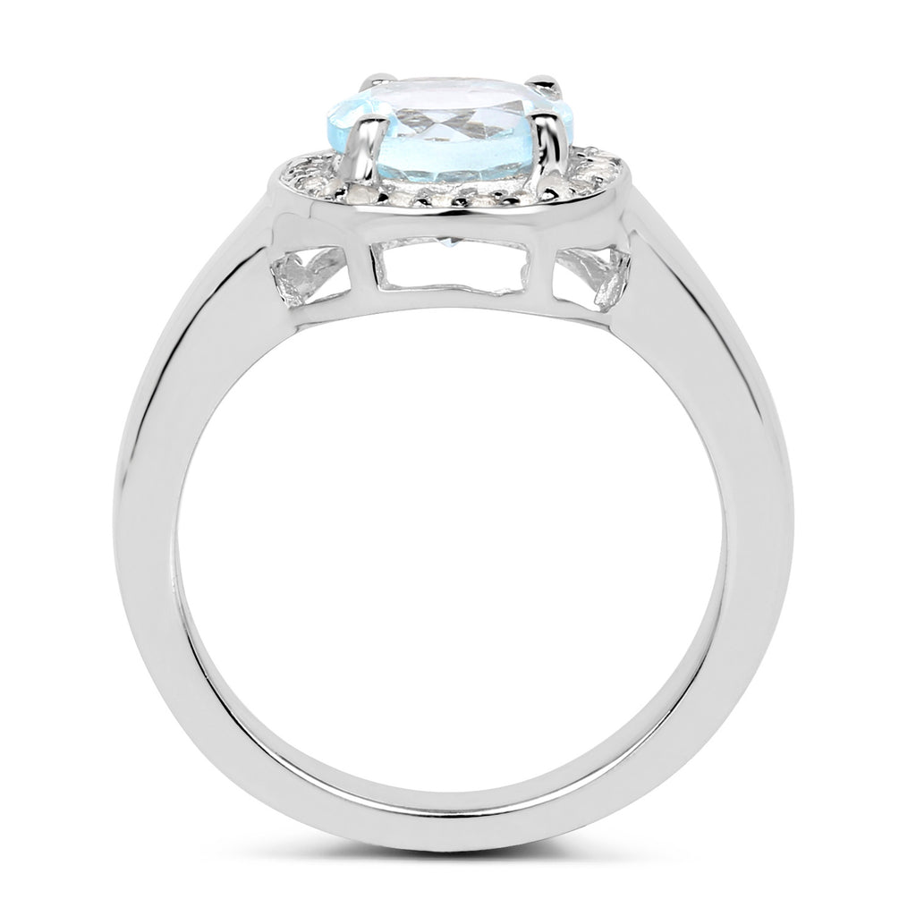Multicolor Topaz Ring 2.34 Carats Sterling Silver