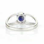 Iolite Ring 0.70 Carats Sterling Silver