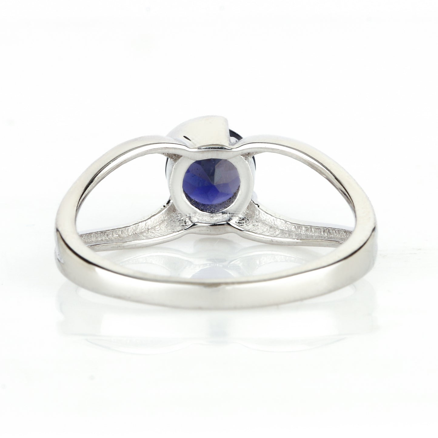 Iolite Ring 0.70 Carats Sterling Silver