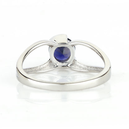 Iolite Ring 0.70 Carats Sterling Silver