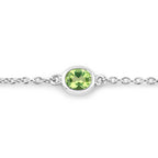 Peridot Bracelet 1.74 Carats Sterling Silver