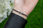 Black Diamond Tennis Bracelet 5.40 Carats 18K White Gold Plated Sterling Silver